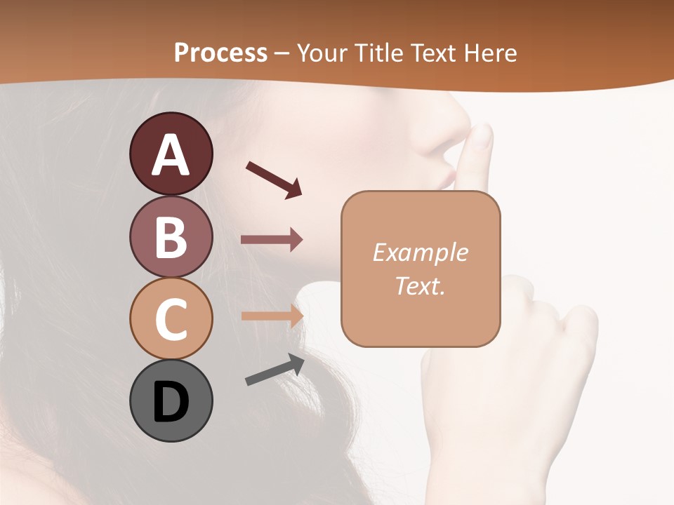 Skincare Braid Gesture PowerPoint Template