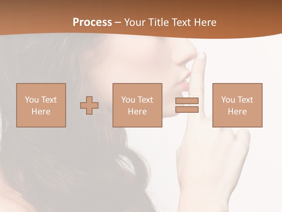 Skincare Braid Gesture PowerPoint Template