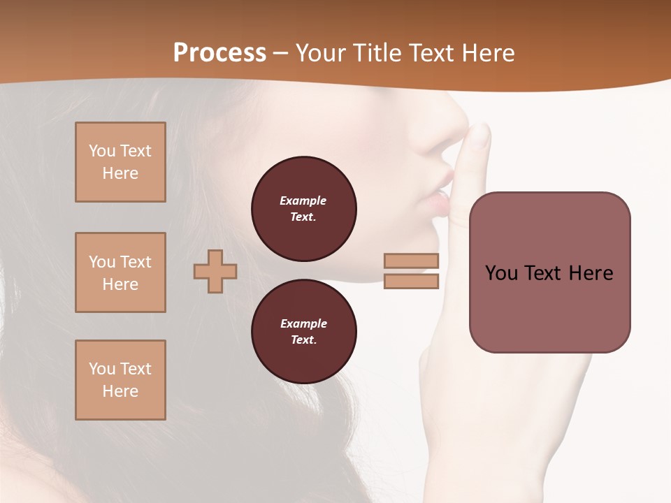 Skincare Braid Gesture PowerPoint Template