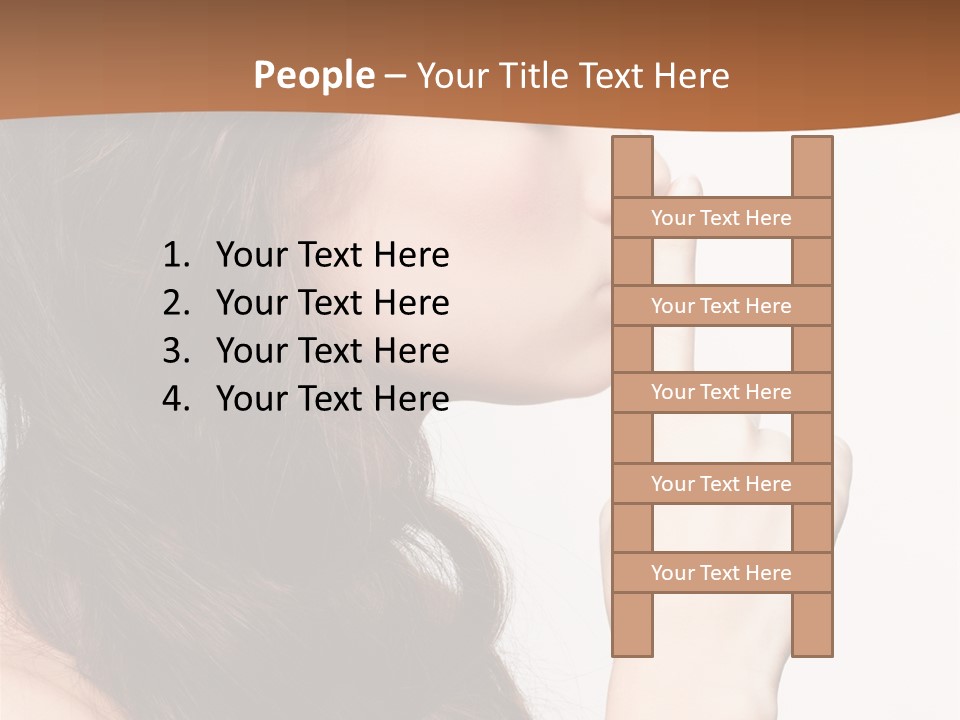 Skincare Braid Gesture PowerPoint Template