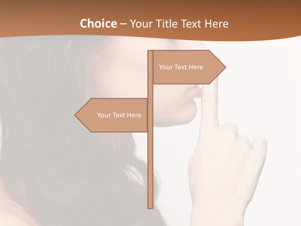 Skincare Braid Gesture PowerPoint Template