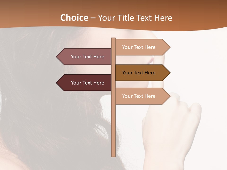 Skincare Braid Gesture PowerPoint Template