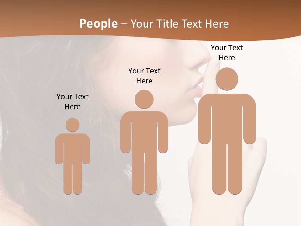 Skincare Braid Gesture PowerPoint Template