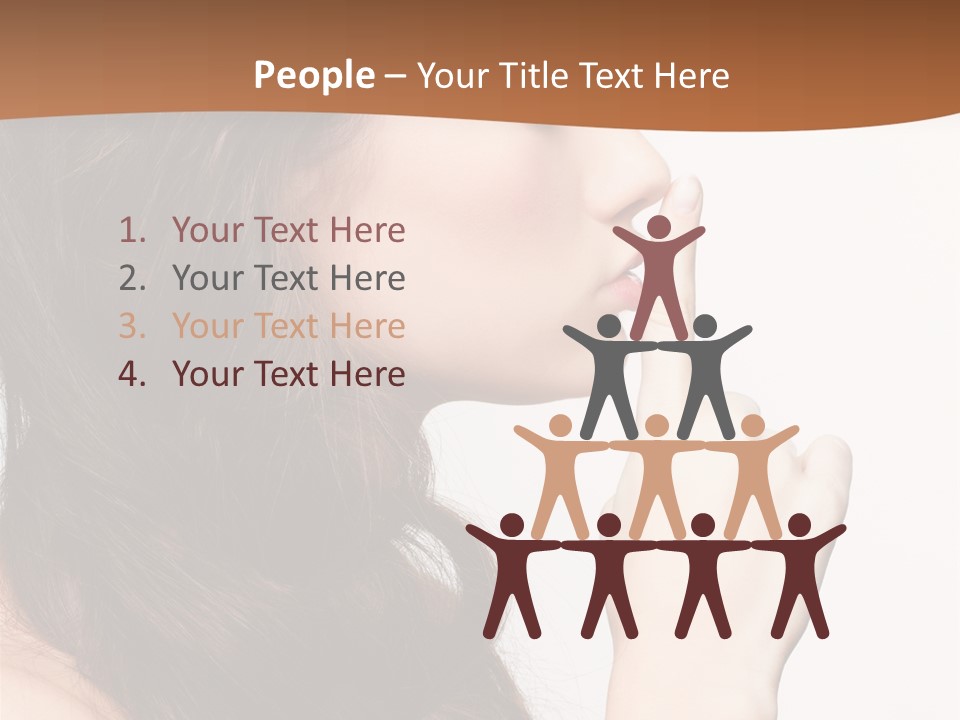 Skincare Braid Gesture PowerPoint Template