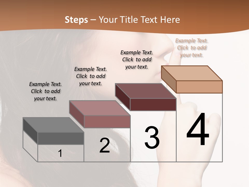 Skincare Braid Gesture PowerPoint Template