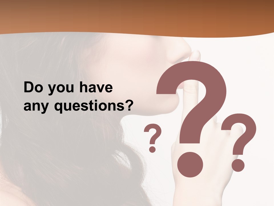 Skincare Braid Gesture PowerPoint Template