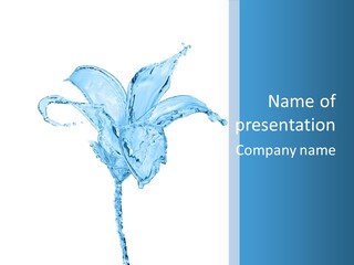 Drops Wave Water PowerPoint Template