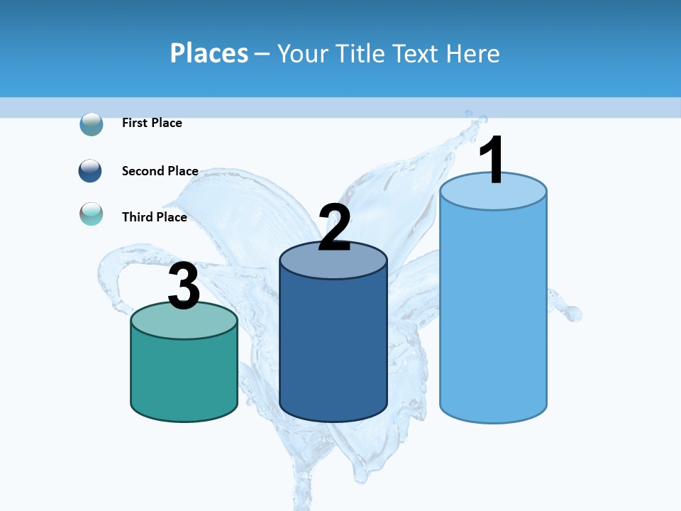 Drops Wave Water PowerPoint Template