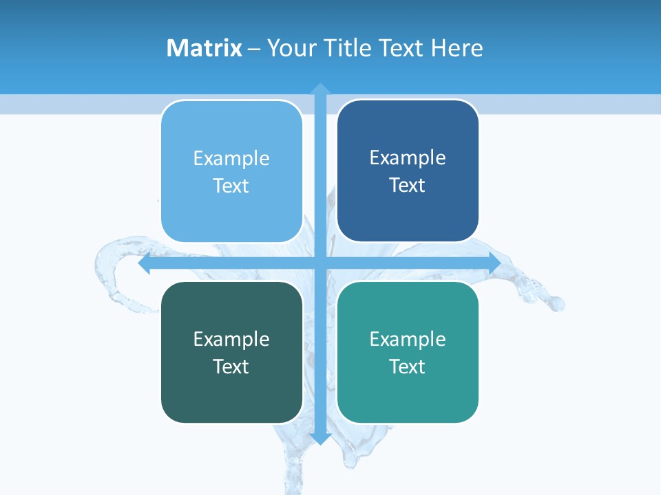 Drops Wave Water PowerPoint Template