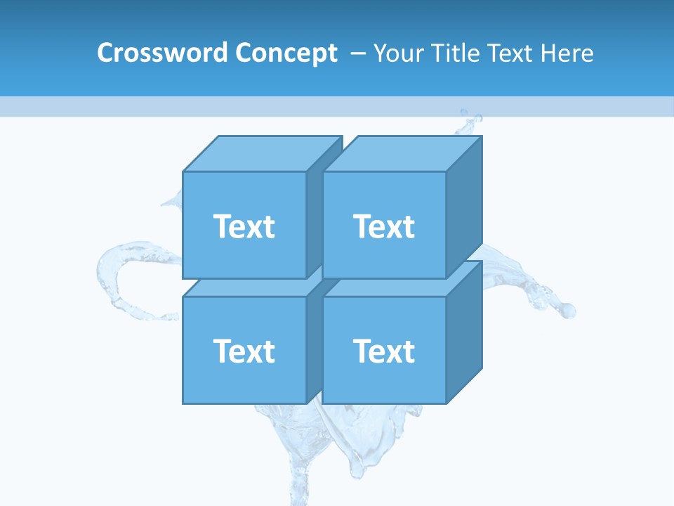 Drops Wave Water PowerPoint Template