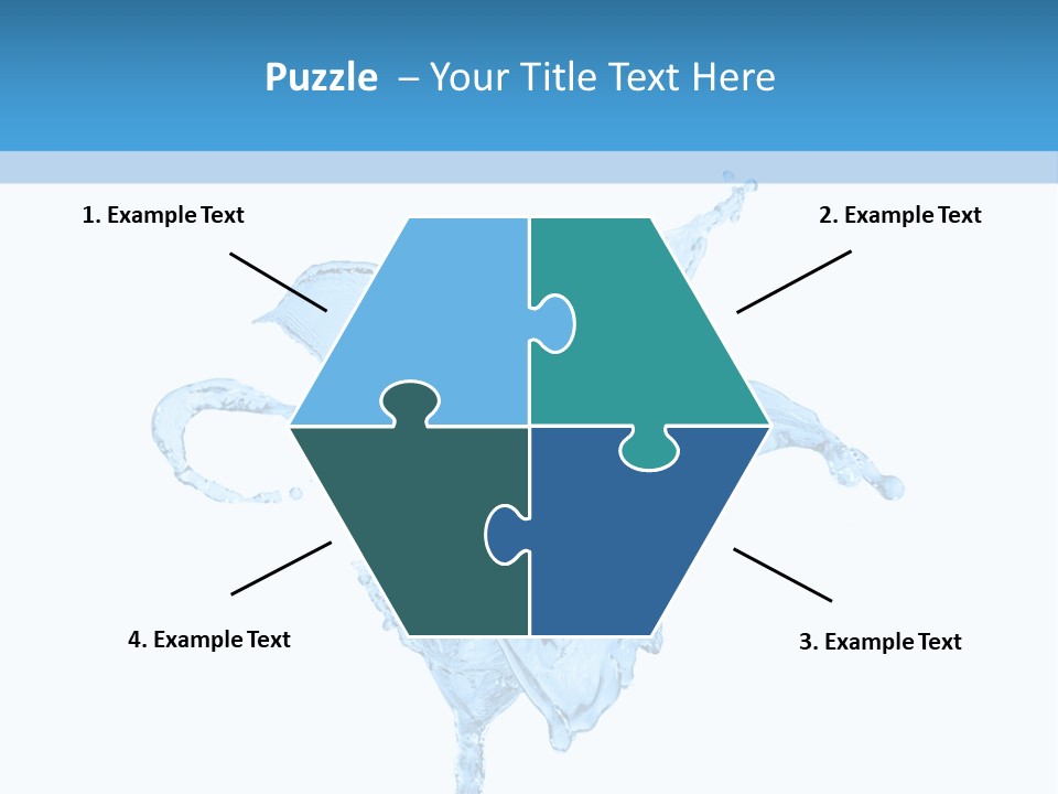 Drops Wave Water PowerPoint Template