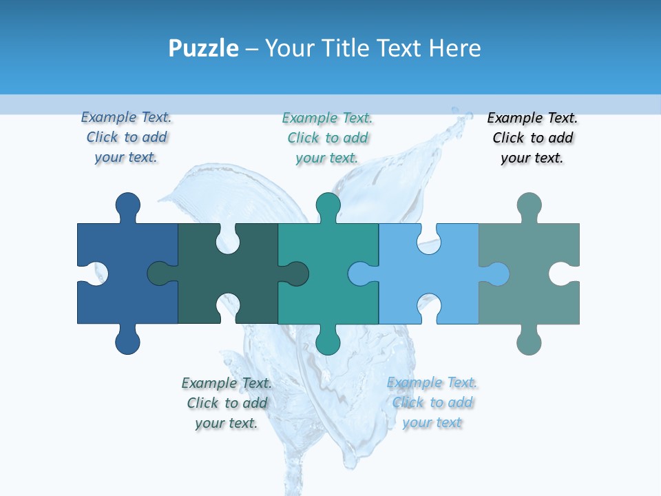 Drops Wave Water PowerPoint Template