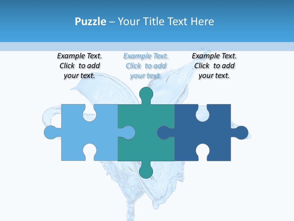 Drops Wave Water PowerPoint Template