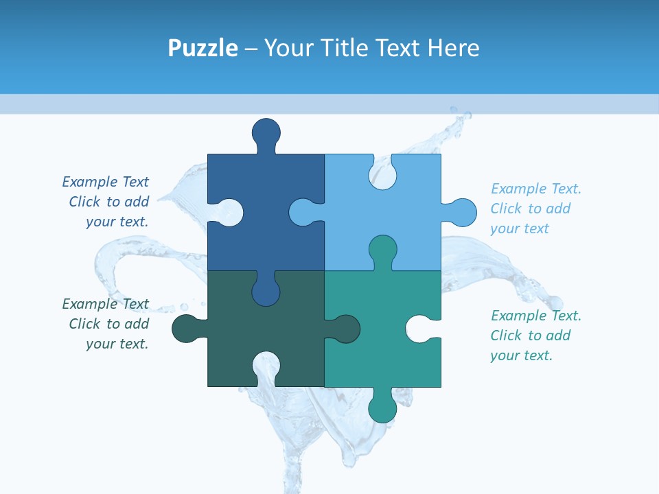 Drops Wave Water PowerPoint Template