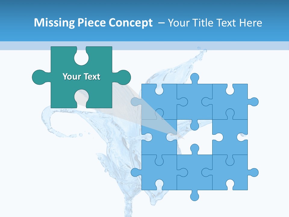 Drops Wave Water PowerPoint Template