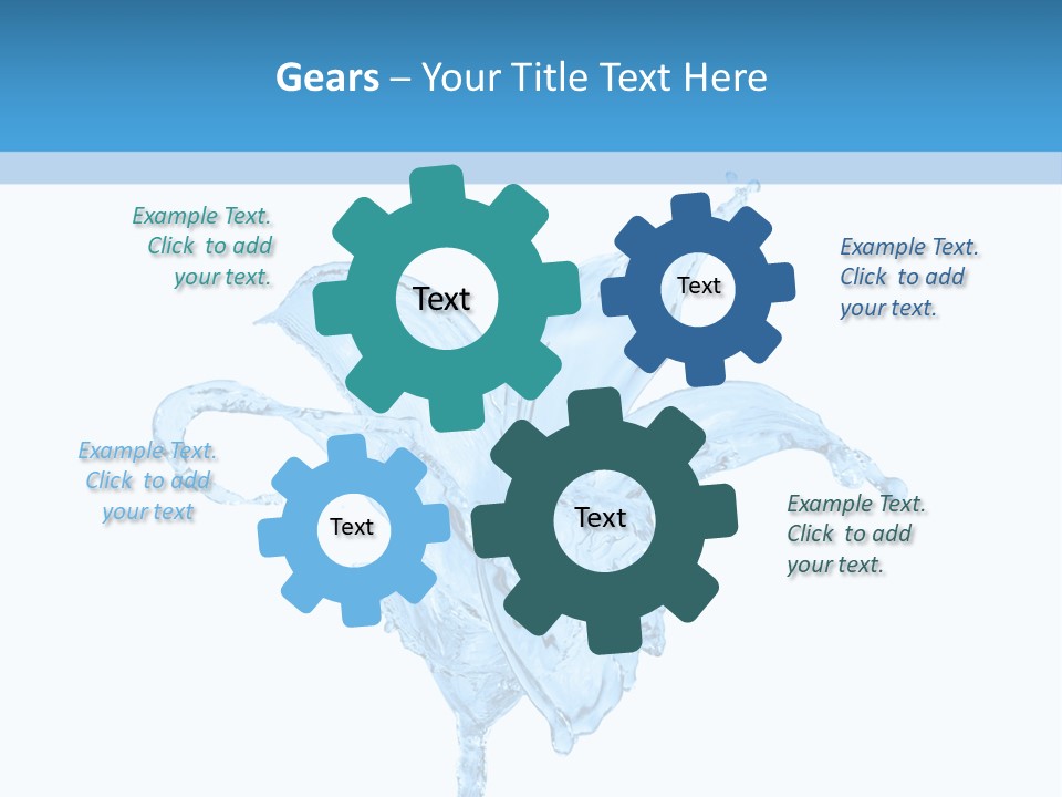 Drops Wave Water PowerPoint Template