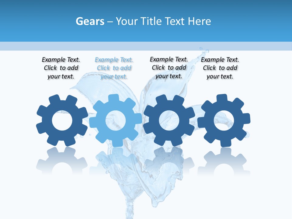 Drops Wave Water PowerPoint Template