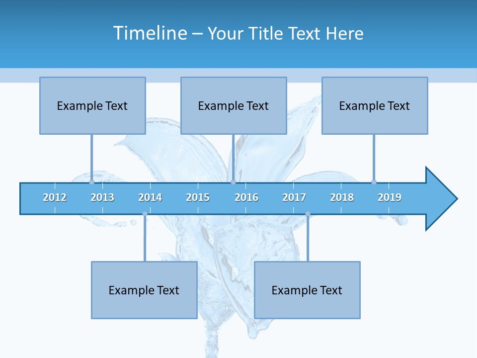 Drops Wave Water PowerPoint Template