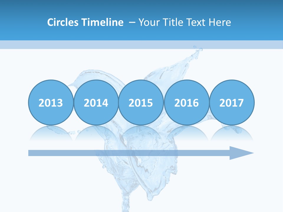 Drops Wave Water PowerPoint Template