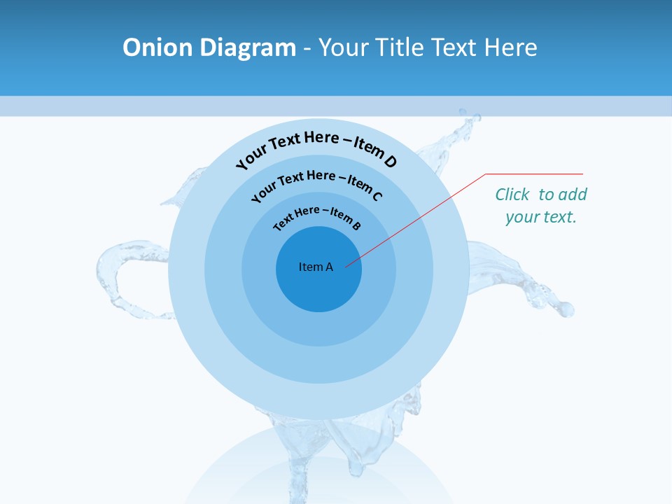 Drops Wave Water PowerPoint Template