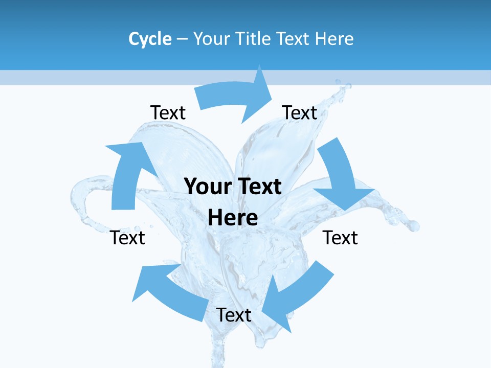 Drops Wave Water PowerPoint Template