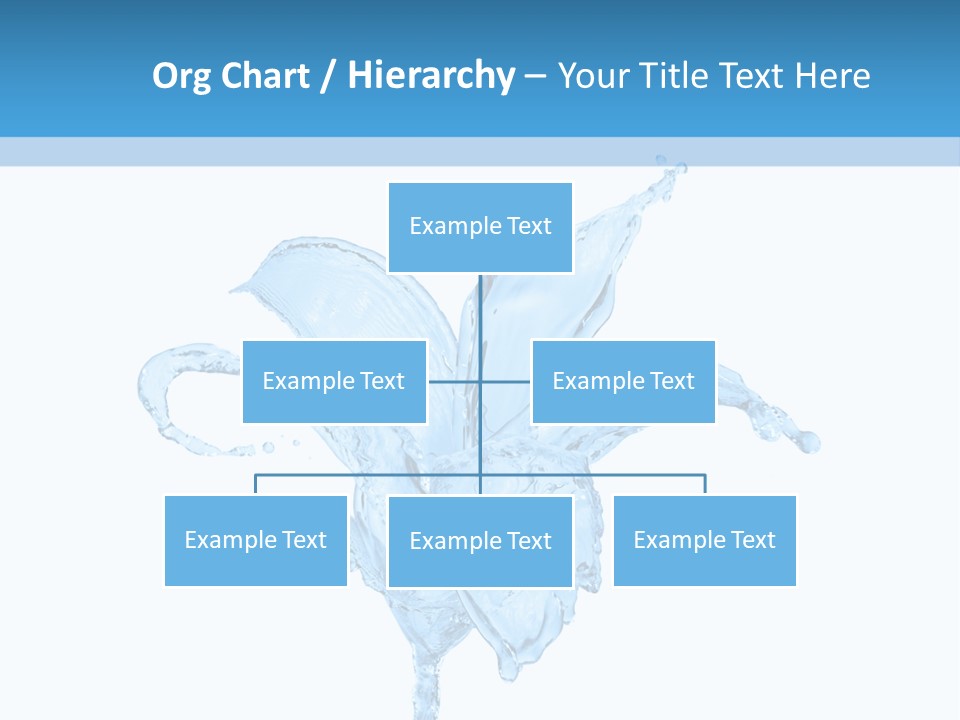 Drops Wave Water PowerPoint Template