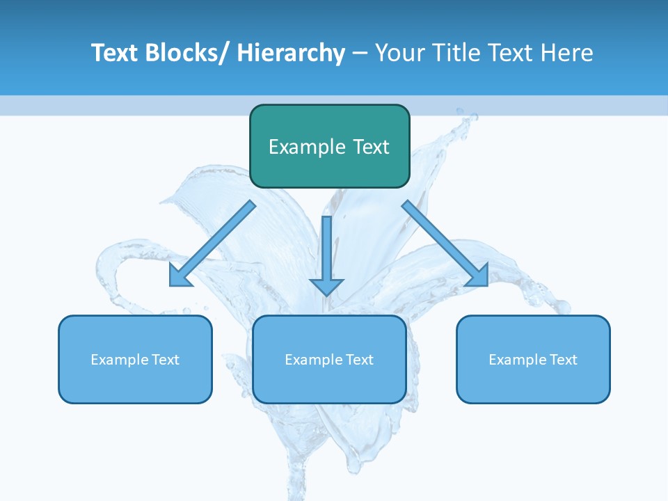 Drops Wave Water PowerPoint Template