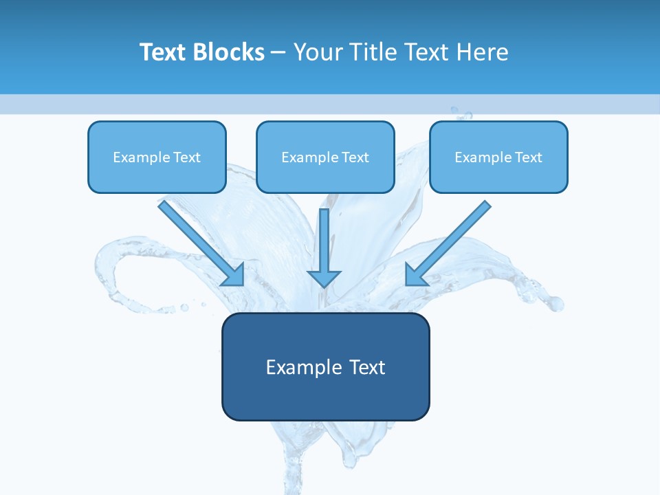 Drops Wave Water PowerPoint Template