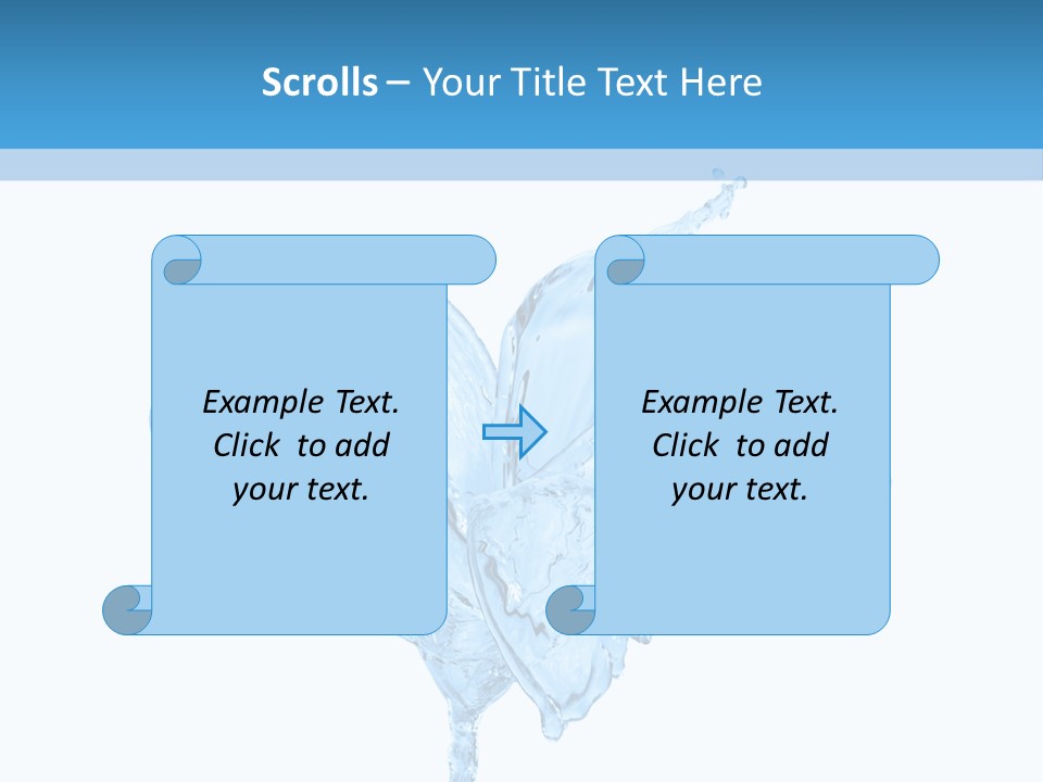 Drops Wave Water PowerPoint Template