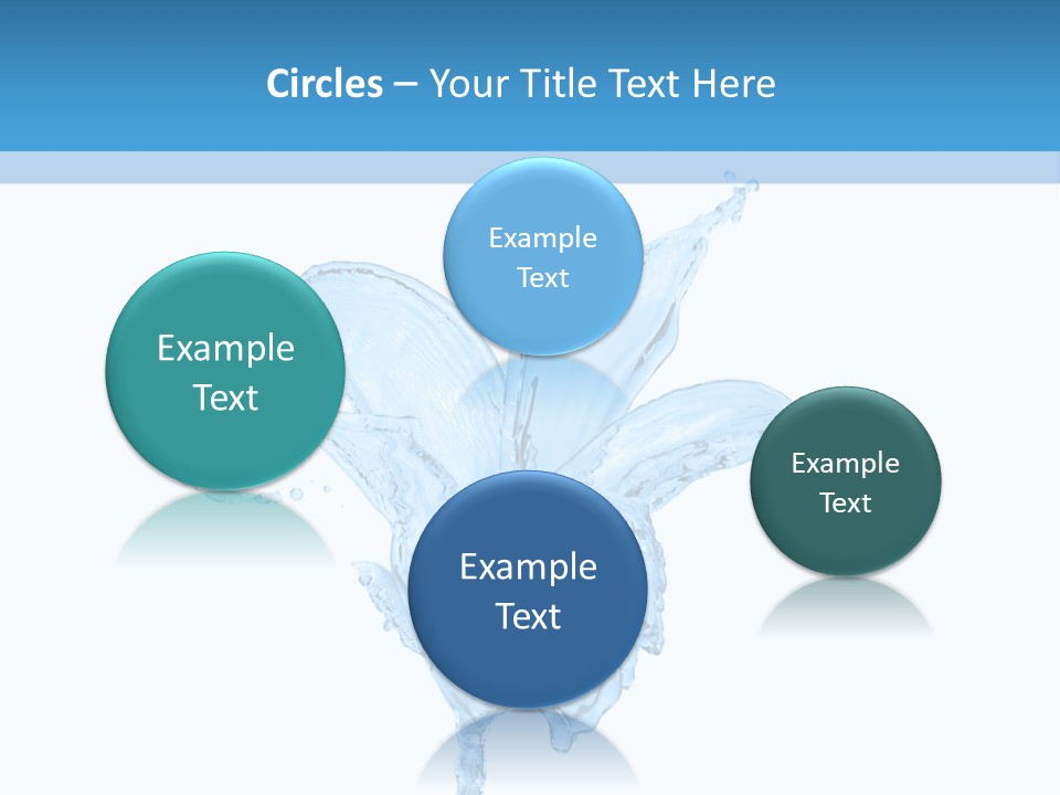 Drops Wave Water PowerPoint Template