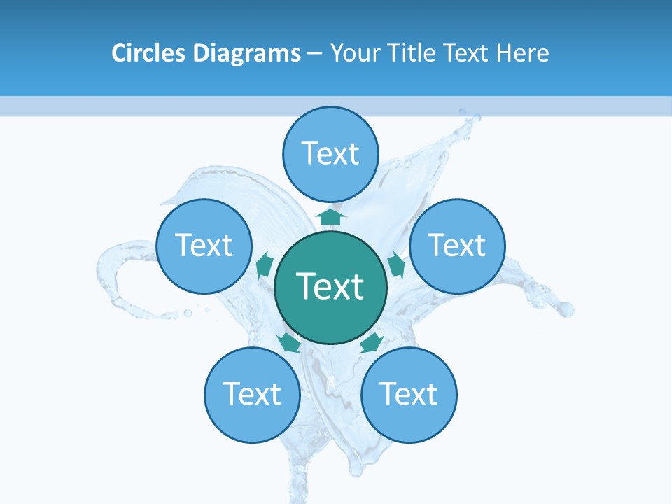 Drops Wave Water PowerPoint Template