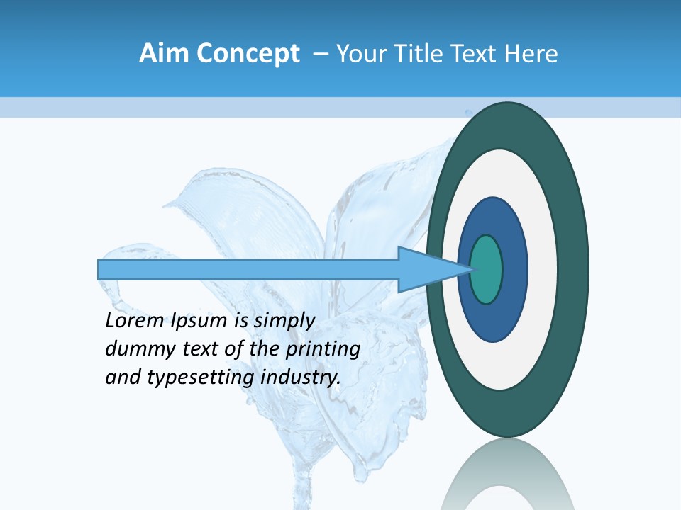 Drops Wave Water PowerPoint Template