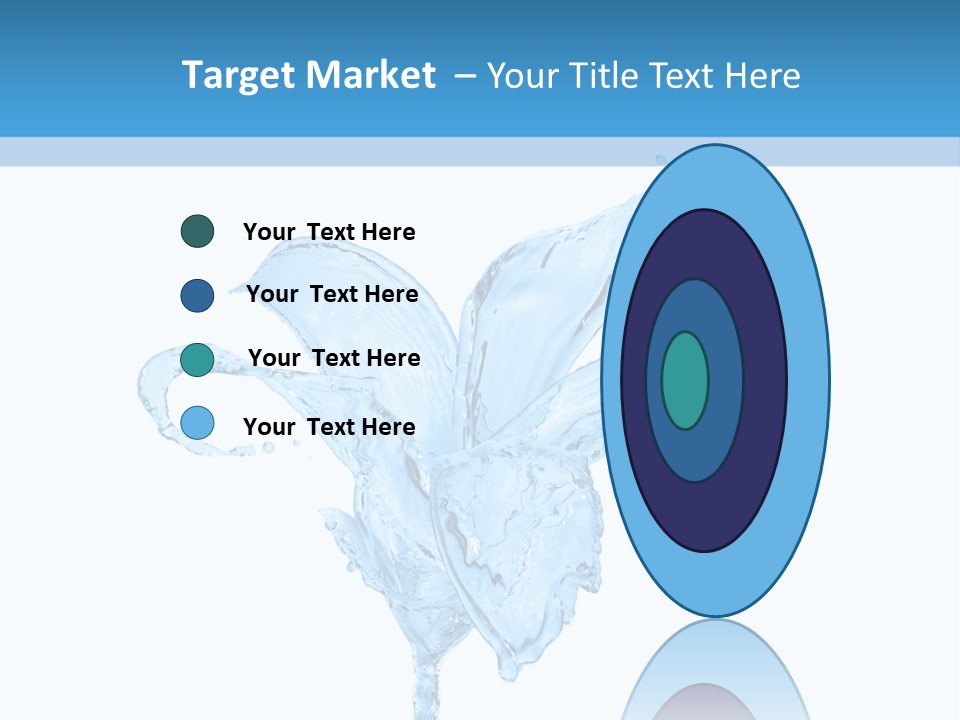 Drops Wave Water PowerPoint Template