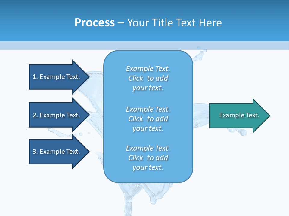 Drops Wave Water PowerPoint Template