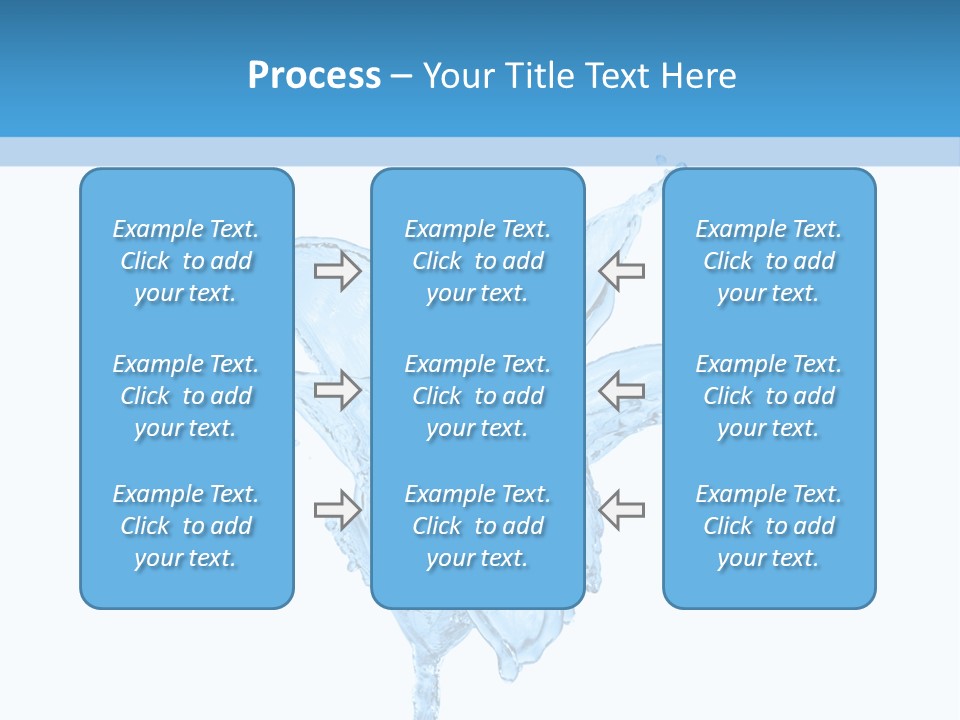 Drops Wave Water PowerPoint Template