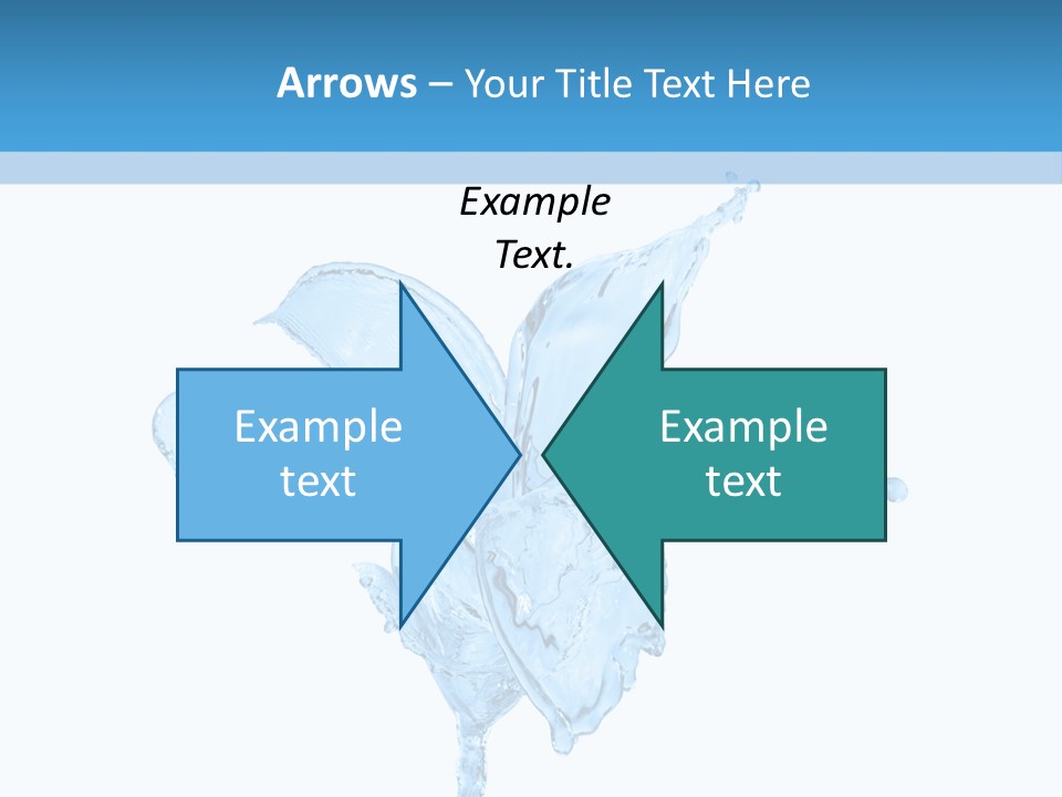 Drops Wave Water PowerPoint Template