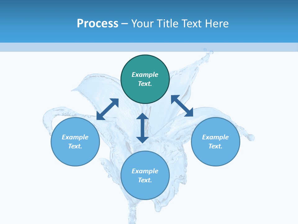 Drops Wave Water PowerPoint Template