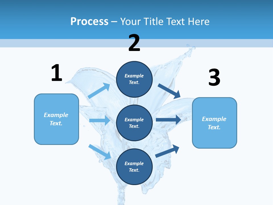 Drops Wave Water PowerPoint Template