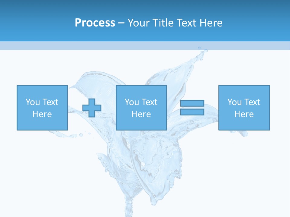 Drops Wave Water PowerPoint Template