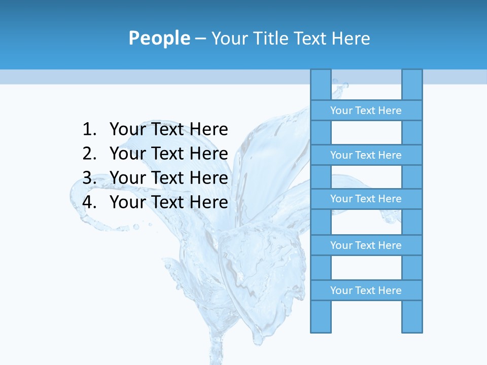 Drops Wave Water PowerPoint Template