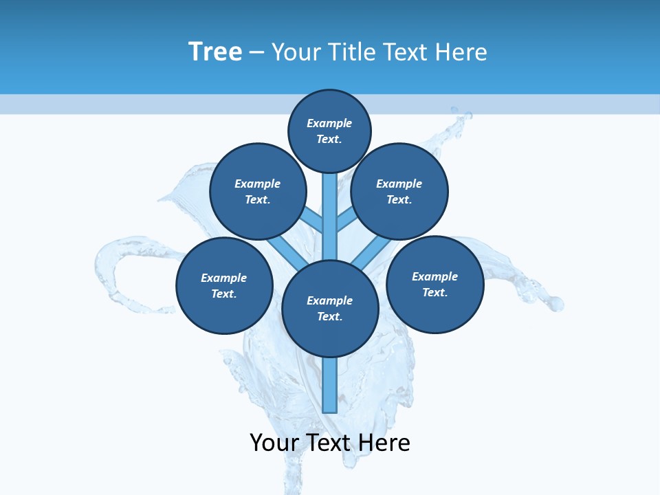 Drops Wave Water PowerPoint Template