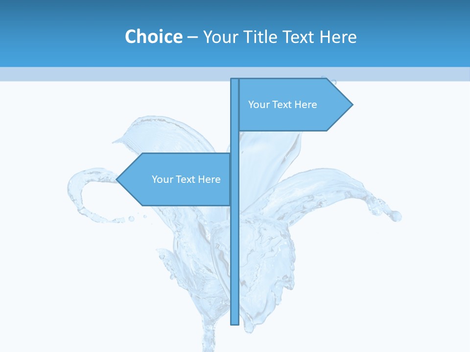 Drops Wave Water PowerPoint Template