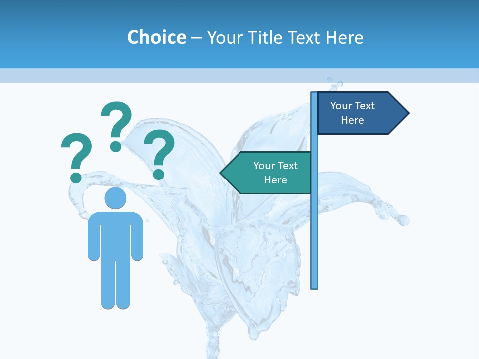 Drops Wave Water PowerPoint Template