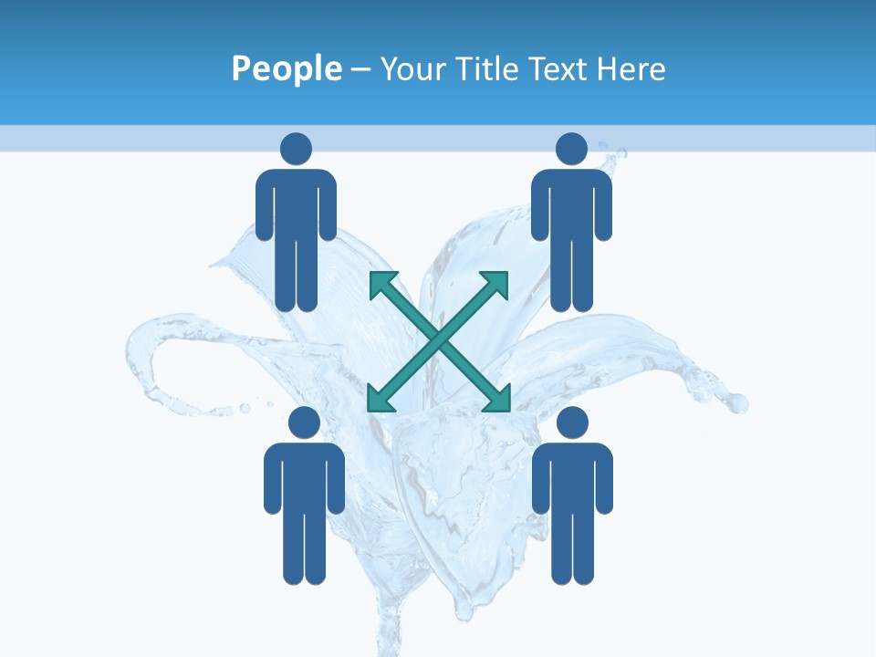 Drops Wave Water PowerPoint Template