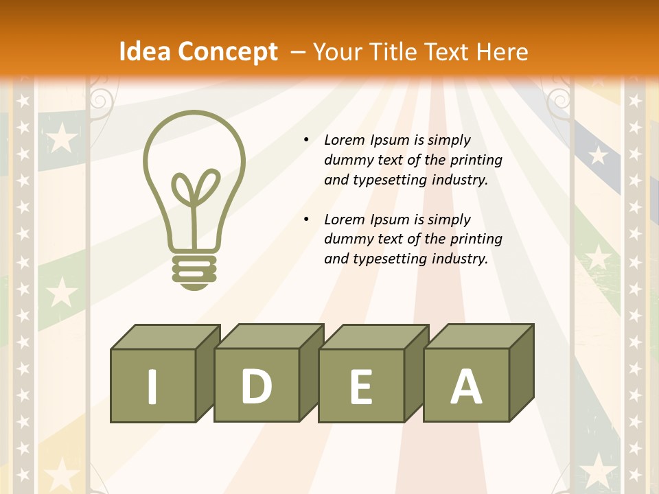 Frame Dirty Grained PowerPoint Template
