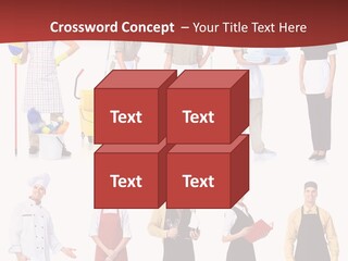 Isolated Manager Woman PowerPoint Template