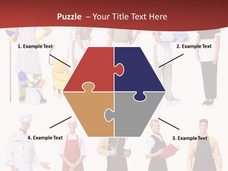 Isolated Manager Woman PowerPoint Template