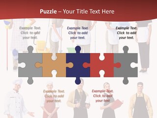 Isolated Manager Woman PowerPoint Template