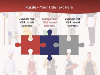 Isolated Manager Woman PowerPoint Template