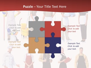 Isolated Manager Woman PowerPoint Template